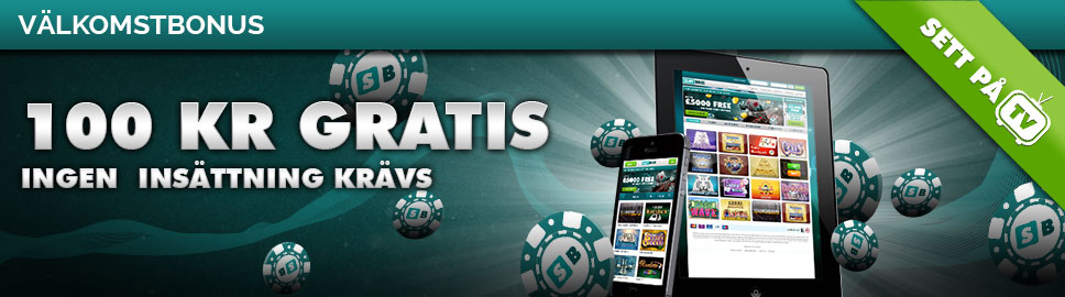 Slotboss gratis casino ger dig 100 kronor
