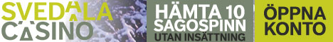 Svedala casino bonus - 10 free spins utan insättning + 3000 kr bonus & 20 superspins!