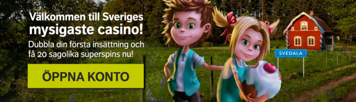 Svedala casino välkomstbonus och no deposit free spins