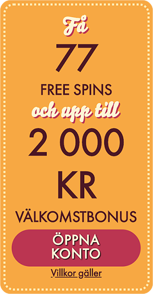 777 casino bonus - hämta 2 000 kronor i välkomstbonus