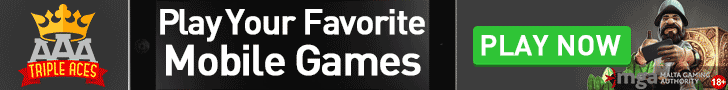Triple Aces casino välkomstbonus - hämta upp till 1 110 kr och 33 free spins vid första insättning