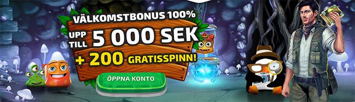 BoaBoa casino välkomstbonus - få upp till 5 000 kr och 20 spins vid första insättning