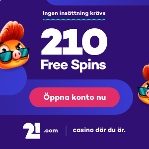 21.com casino gratis erbjudande