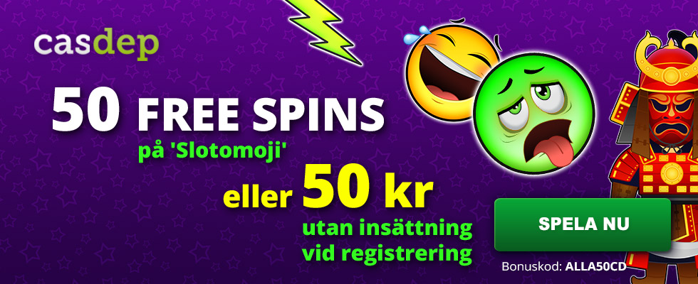 Casdep casino no deposit bonus - hämta 80 kronor gratis vid registrering