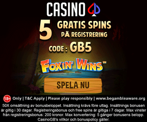 Casino GB välkomstbonus - upp till 2 000 kr